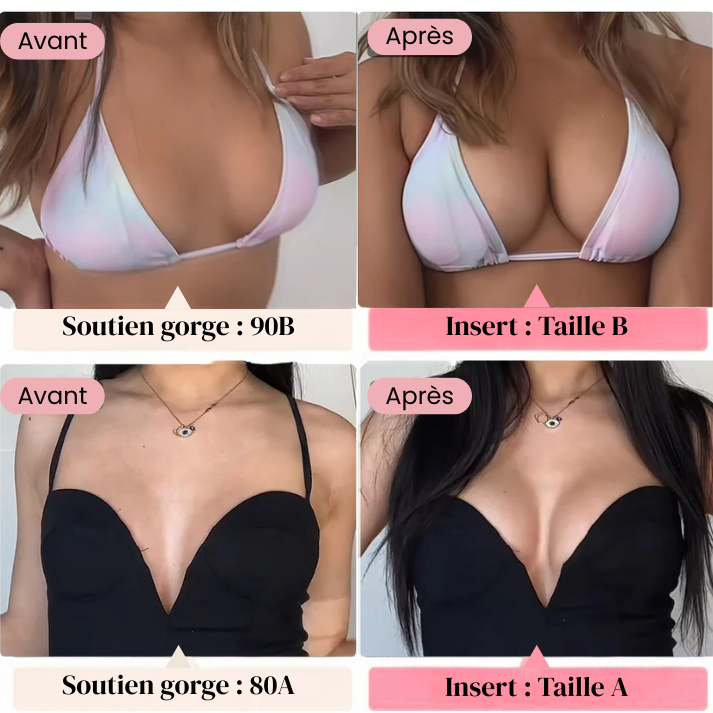 Inserts Collants Push-up Réutilisable