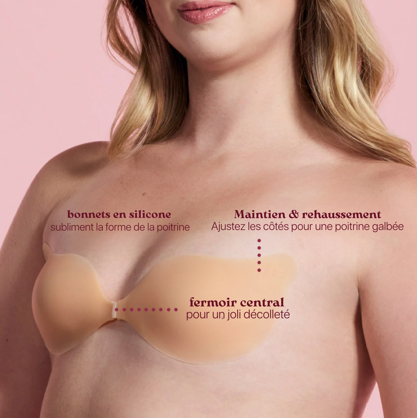Magic LiftYa – soutien-gorge adhésif sans bretelles