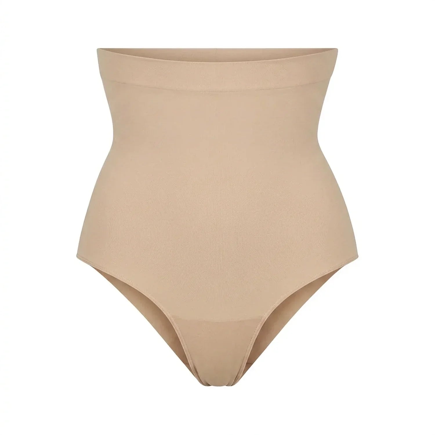 Culotte gainante taille haute beige