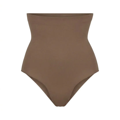 Culotte gainante taille haute taupe